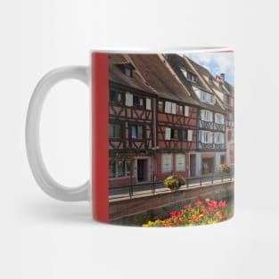 Colorful Buildings in the Fishmongers' District Mug